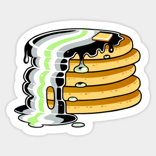 Agender Pride Pancakes LGBT Sticker